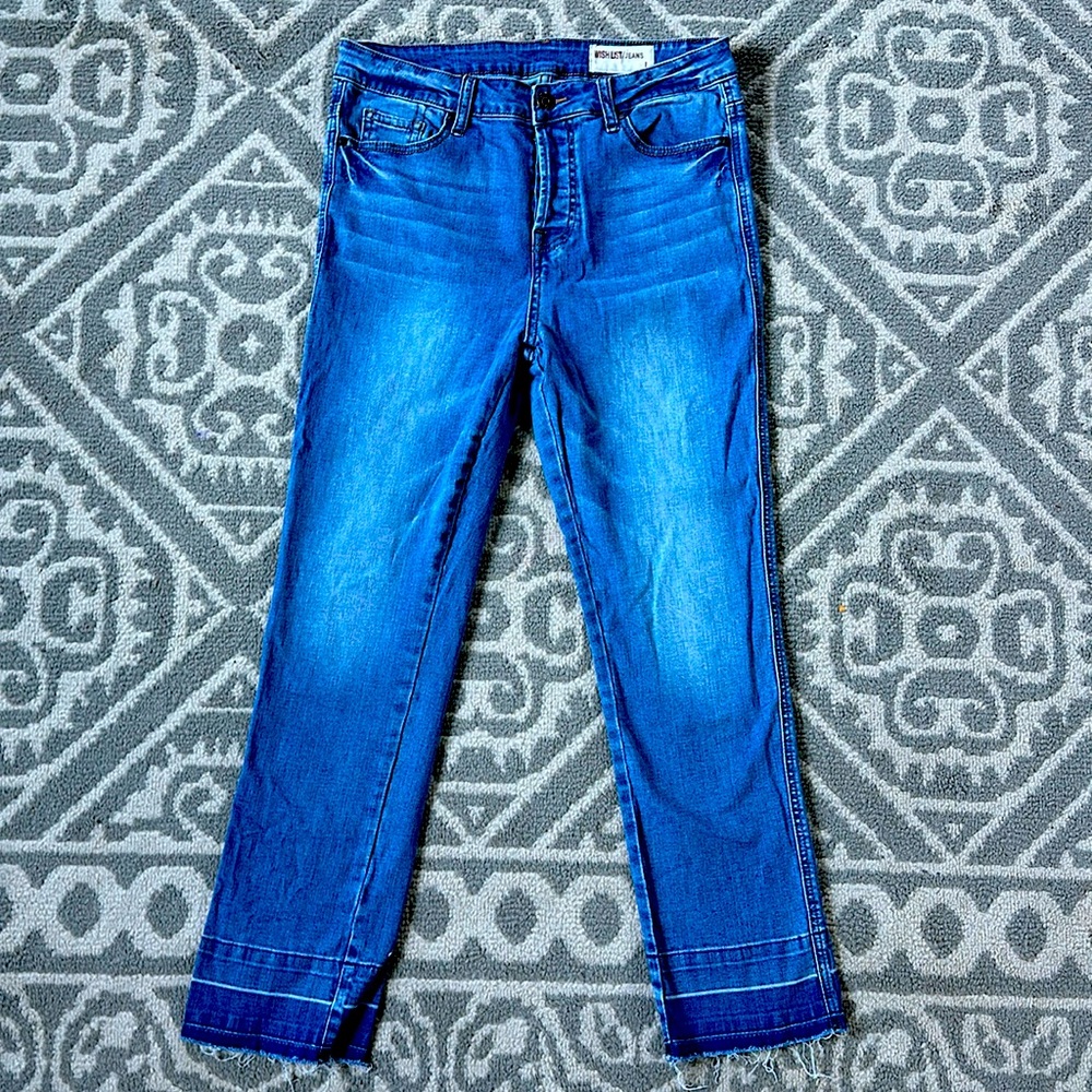🔥 Sale Wishlist Jeans rough hem cropped